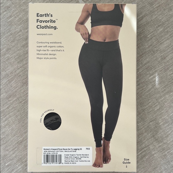 Pact Go-To Legging Vineyard Floral Raven - Picture 3 of 5